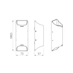 Настенный фонарь Natural Concepts Dwell NC-003063-SB от ImperiumLoft