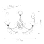 Бра Elstead Lighting Carisbrooke CB2-BLACK от ImperiumLoft