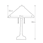 Настольная лампа Quoizel Stephen QZ-STEPHEN-TL от ImperiumLoft