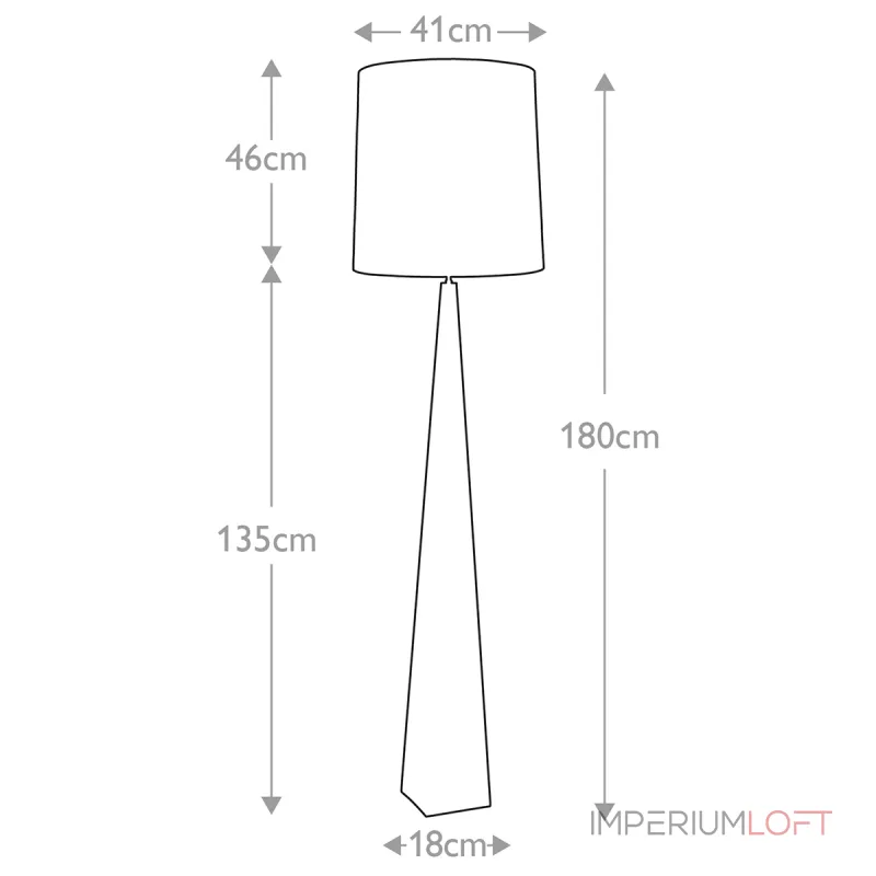 Торшер Elstead Lighting Ascent ASCENT-FL-BLK-W от ImperiumLoft
