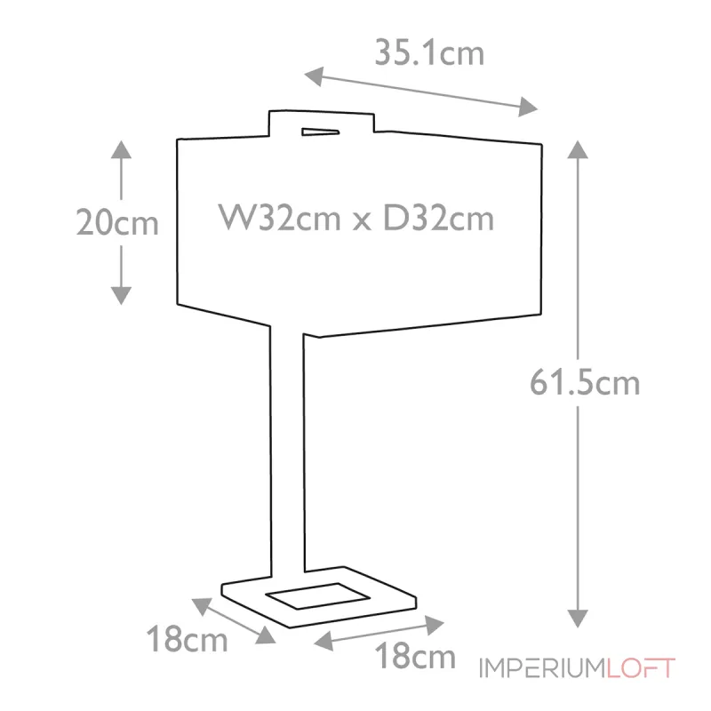 Настольная лампа Elstead Lighting Plein PLEIN-TL от ImperiumLoft