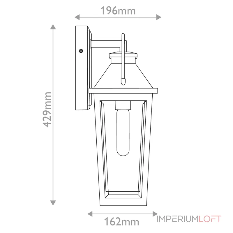 Настенный фонарь Quoizel Buckley QZ-BUCKLEY-M-MBK от ImperiumLoft Настенный фонарь Quoizel Buckley QZ-BUCKLEY-M-MBK от ImperiumLoft