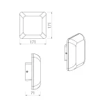 Настенный фонарь Natural Concepts Dwell NC-133244-DG от ImperiumLoft