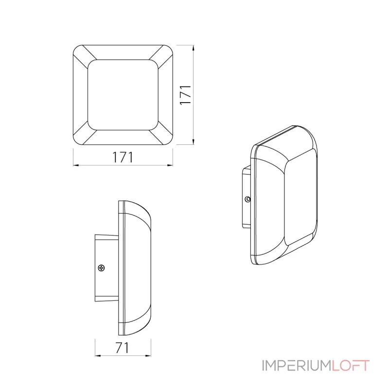 Настенный фонарь Natural Concepts Dwell NC-133244-DG от ImperiumLoft Настенный фонарь Natural Concepts Dwell NC-133244-DG от ImperiumLoft