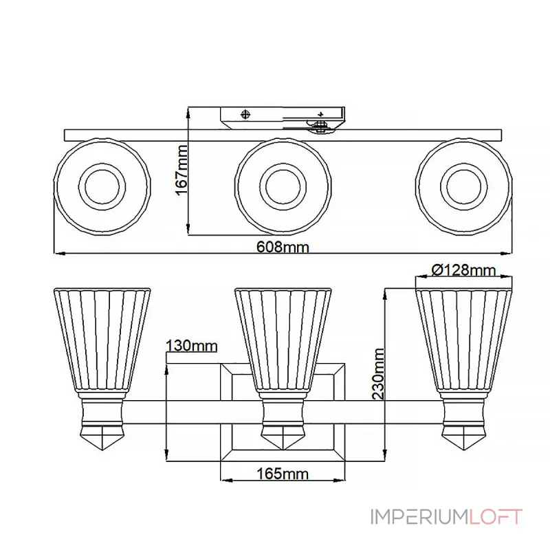 Бра для ванных комнат Kichler Kayva QN-KAYVA3-PN от ImperiumLoft Бра для ванных комнат Kichler Kayva QN-KAYVA3-PN от ImperiumLoft