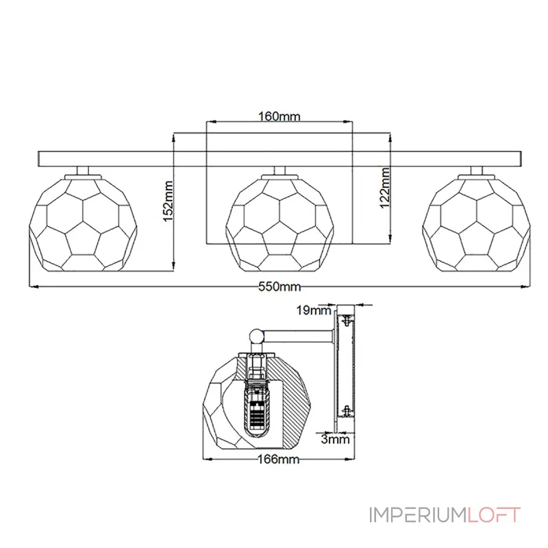 Бра для ванной Quoizel Regalia QN-REGALIA3-PC-BATH от ImperiumLoft Бра для ванной Quoizel Regalia QN-REGALIA3-PC-BATH от ImperiumLoft