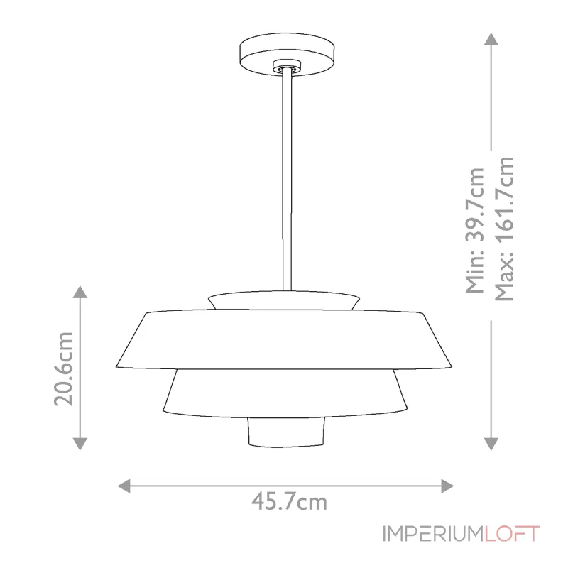 Подвесной светильник Feiss Brisbin FE-BRISBIN-PN от ImperiumLoft