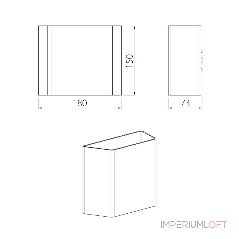 Настенный фонарь Natural Concepts Dwell NC-023504-SB от ImperiumLoft Настенный фонарь Natural Concepts Dwell NC-023504-SB от ImperiumLoft