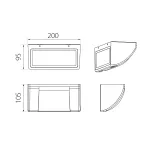 Настенный фонарь Natural Concepts Dwell NC-003055-DG от ImperiumLoft
