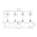 Бра для ванных комнат Kichler Cora KL-CORA4-BATH от ImperiumLoft