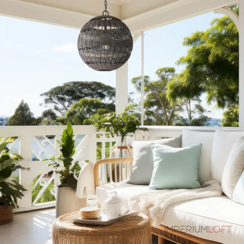 Подвесной светильник Quoizel Lindendale QZ-LINDENDALE-P-WT от ImperiumLoft