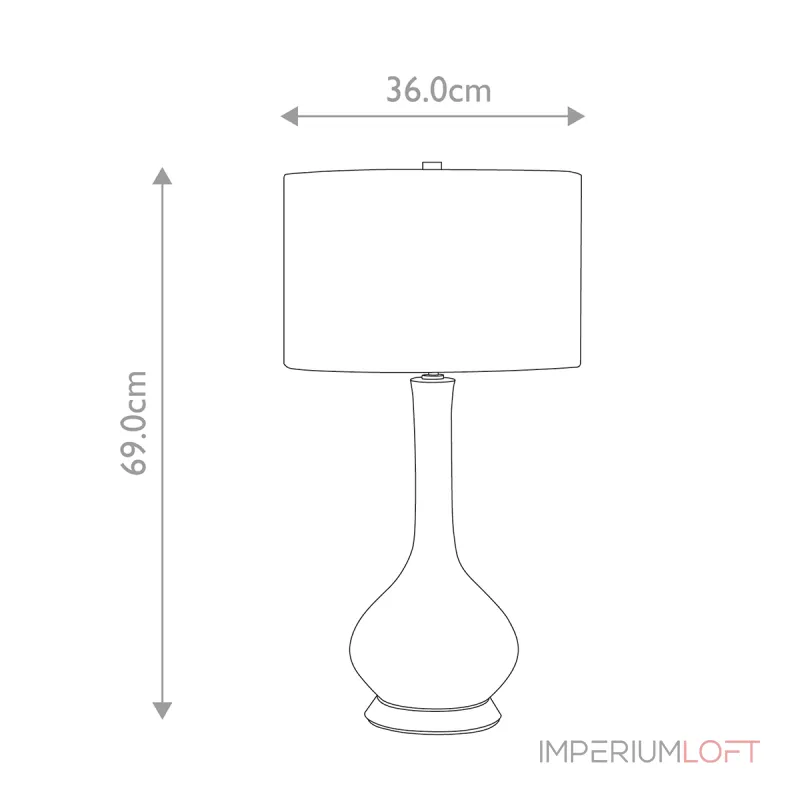 Настольная лампа Elstead Lighting Milo MILO-PN-TL-OVTH от ImperiumLoft