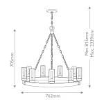 Подвесная люстра Hinkley Sawyer HK-SAWYER9-SQ от ImperiumLoft