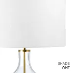 Настольная лампа Elstead Lighting Orb ORB-CLEAR-AB-WHT от ImperiumLoft