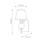 Бра Feiss Argento FE-ARGENTO1 от ImperiumLoft