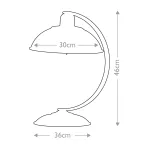 Настольная лампа Elstead Lighting Franklin FRANKLIN-GREY от ImperiumLoft