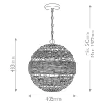 Подвесной светильник Quoizel Lindendale QZ-LINDENDALE-P-WT от ImperiumLoft