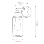 Бра Elstead Lighting Morvah BATH-MORVAH1-PC от ImperiumLoft