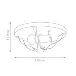 Потолочный светильник Quoizel Bradbury QZ-BRADBURY-F-GK от ImperiumLoft