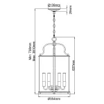 Подвесной светильник Hinkley Gentry HK-GENTRY-P-L-PB от ImperiumLoft