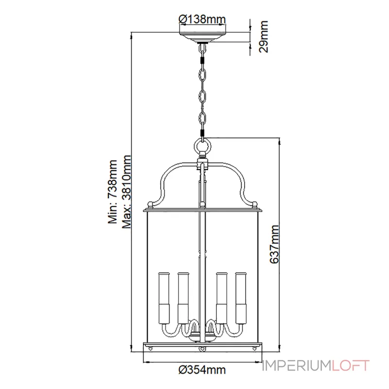 Подвесной светильник Hinkley Gentry HK-GENTRY-P-L-PB от ImperiumLoft Подвесной светильник Hinkley Gentry HK-GENTRY-P-L-PB от ImperiumLoft