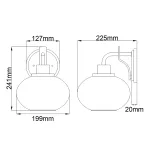 Бра Quoizel Trilogy QZ-TRILOGY1-BN от ImperiumLoft