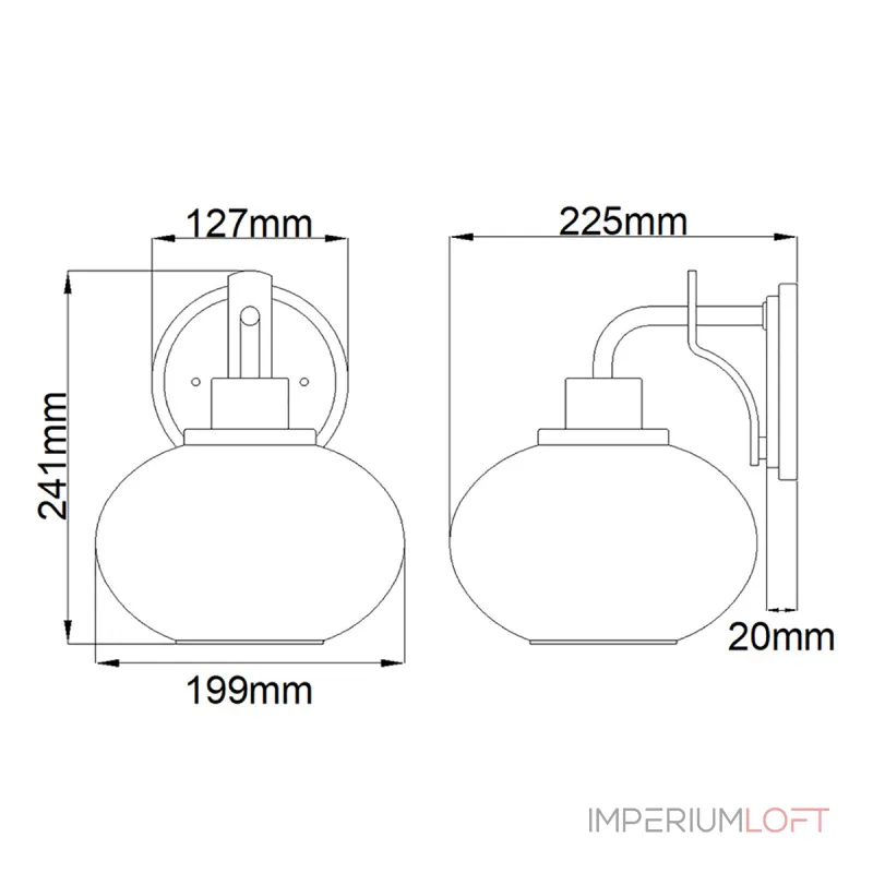 Бра Quoizel Trilogy QZ-TRILOGY1-BN от ImperiumLoft Бра Quoizel Trilogy QZ-TRILOGY1-BN от ImperiumLoft