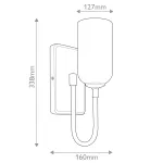 Бра для ванных комнат Kichler Solia KL-SOLIA-1W-CPZB от ImperiumLoft