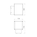 Настенный фонарь Natural Concepts Dwell NC-803481-DG от ImperiumLoft