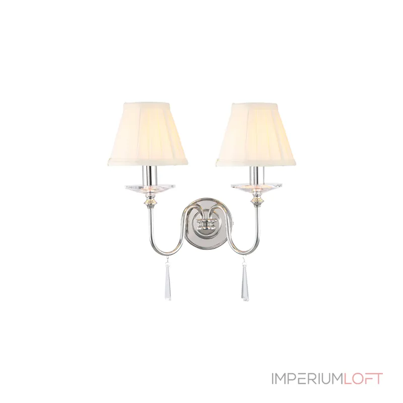 Бра Elstead Lighting Finsbury park FP2-POL-NICKEL от ImperiumLoft
