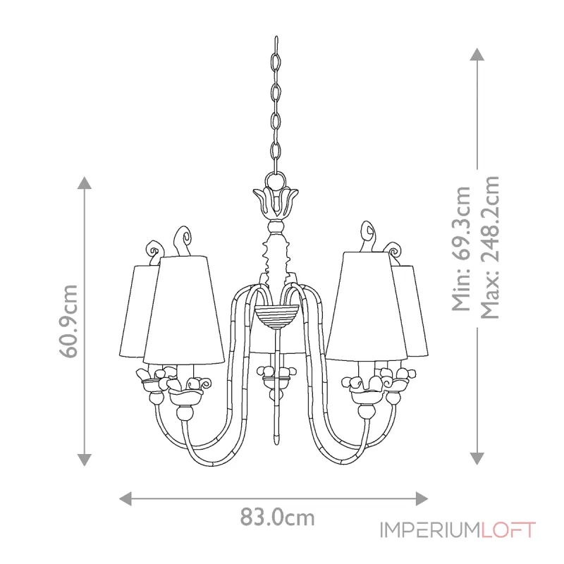 Люстра Flambeau Remi FB-REMI5 от ImperiumLoft Люстра Flambeau Remi FB-REMI5 от ImperiumLoft