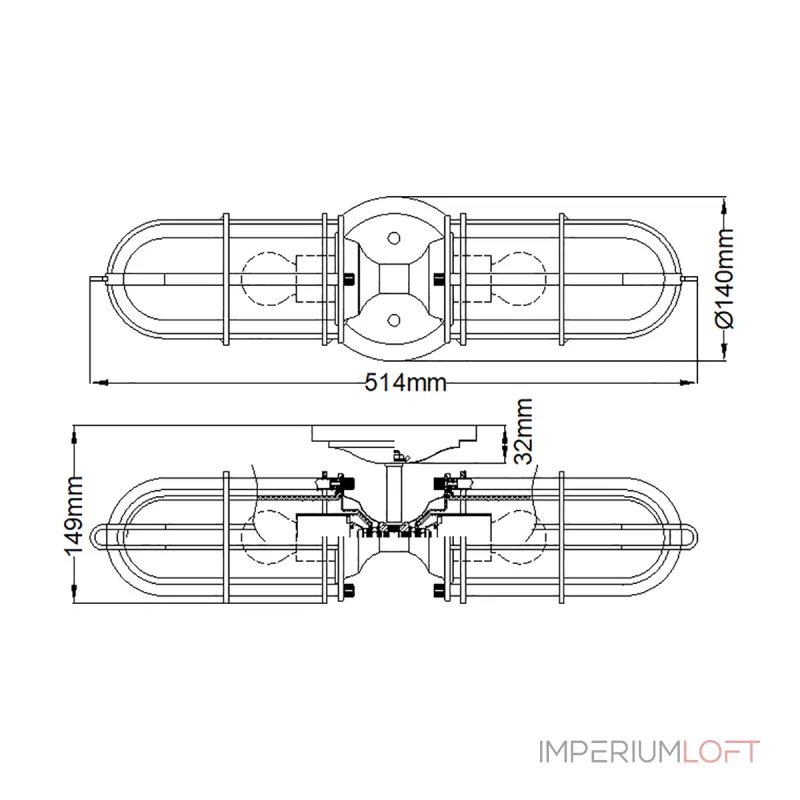 Бра для ванных комнат Feiss Urban restoration QN-URBANREST2 от ImperiumLoft