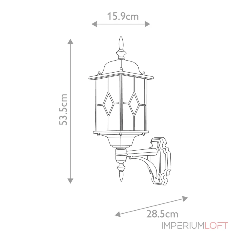 Настенный фонарь Elstead Lighting Wexford WX1 от ImperiumLoft Настенный фонарь Elstead Lighting Wexford WX1 от ImperiumLoft