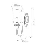 Бра для ванных комнат Elstead Lighting Blake BATH-BLAKE2-PB от ImperiumLoft