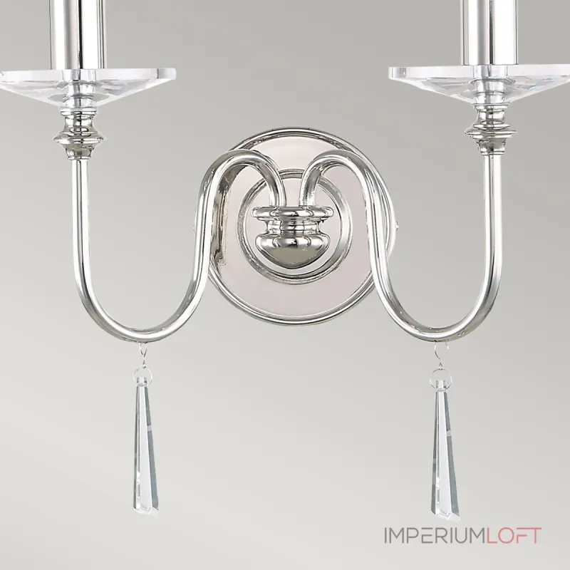 Бра Elstead Lighting Finsbury park FP2-POL-NICKEL от ImperiumLoft