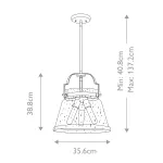 Подвесной светильник Quoizel Wimberley QN-WIMBERLEY-P-PC от ImperiumLoft