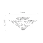 Потолочный светильник Quoizel Inglenook QZ-INGLENOOK-SF от ImperiumLoft
