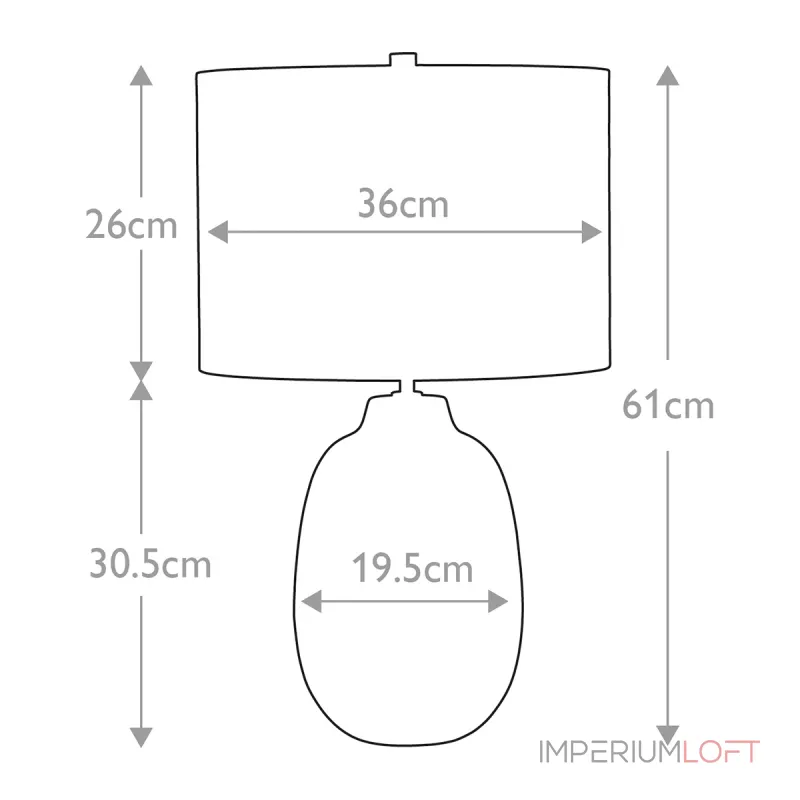 Настольная лампа Elstead Lighting Grange park GRANGE-PARK-TL от ImperiumLoft