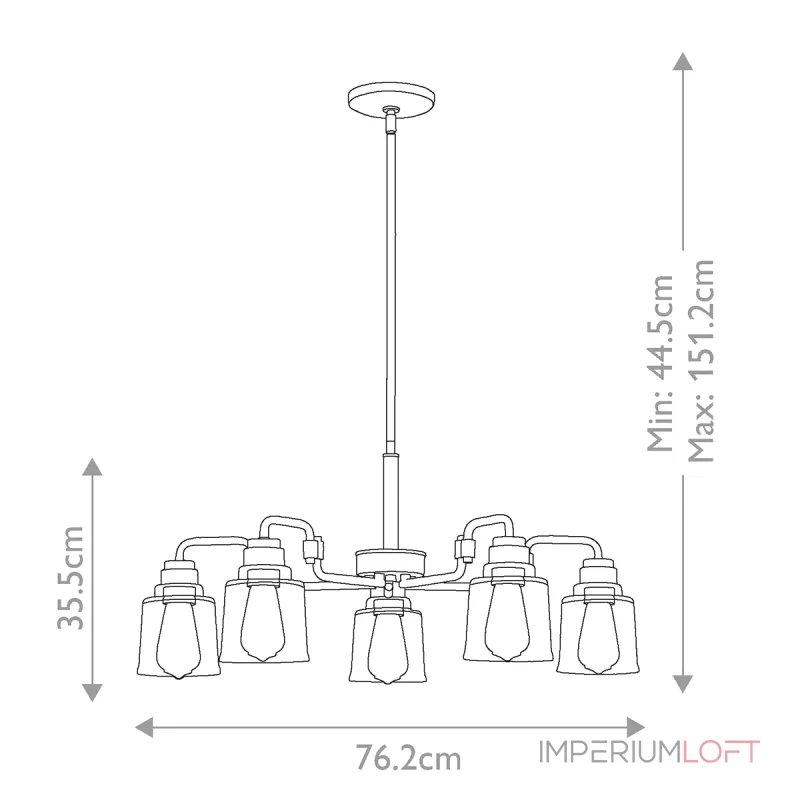 Люстра Kichler Aivian KL-AIVIAN5-WBR от ImperiumLoft