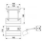 Светильник для картин Elstead Lighting Chawton CHAWTON-PLS-PB от ImperiumLoft