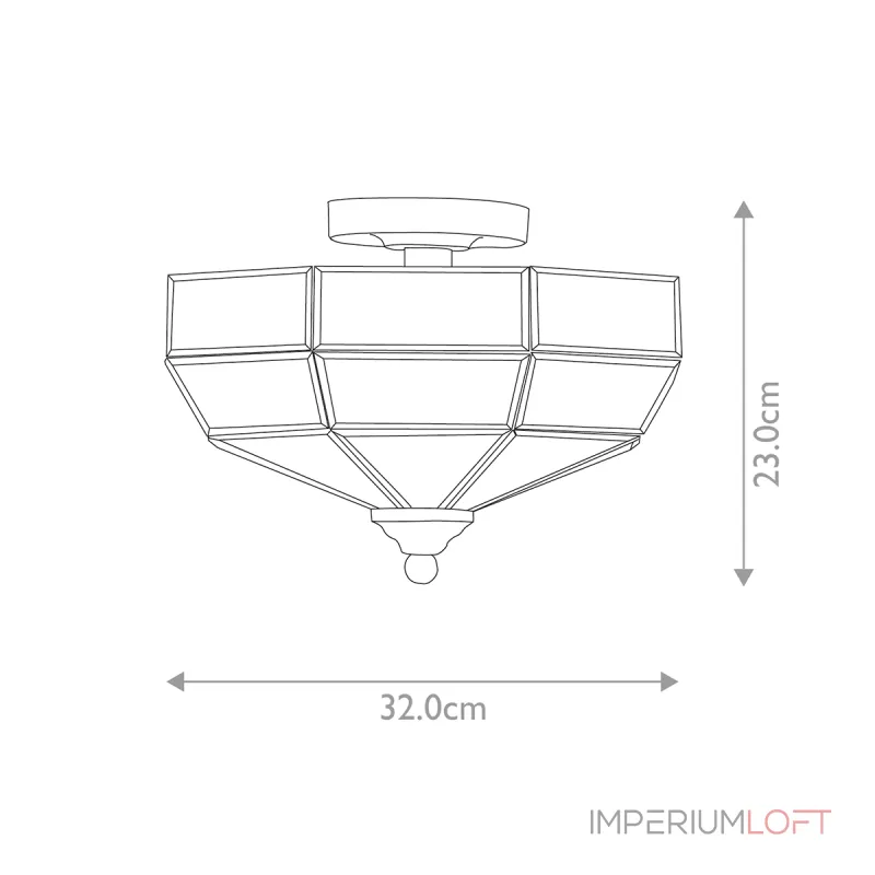 Потолочный светильник Elstead Lighting Old park OLD-PARK-PB от ImperiumLoft