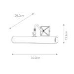 Светильник для картин Elstead Lighting Picture light PL1-20-PC от ImperiumLoft