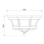 Потолочный фонарь Quoizel Newbury QZ-NEWBURY-F-PB от ImperiumLoft