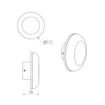 Настенный фонарь Natural Concepts Dwell NC-133243-DG от ImperiumLoft