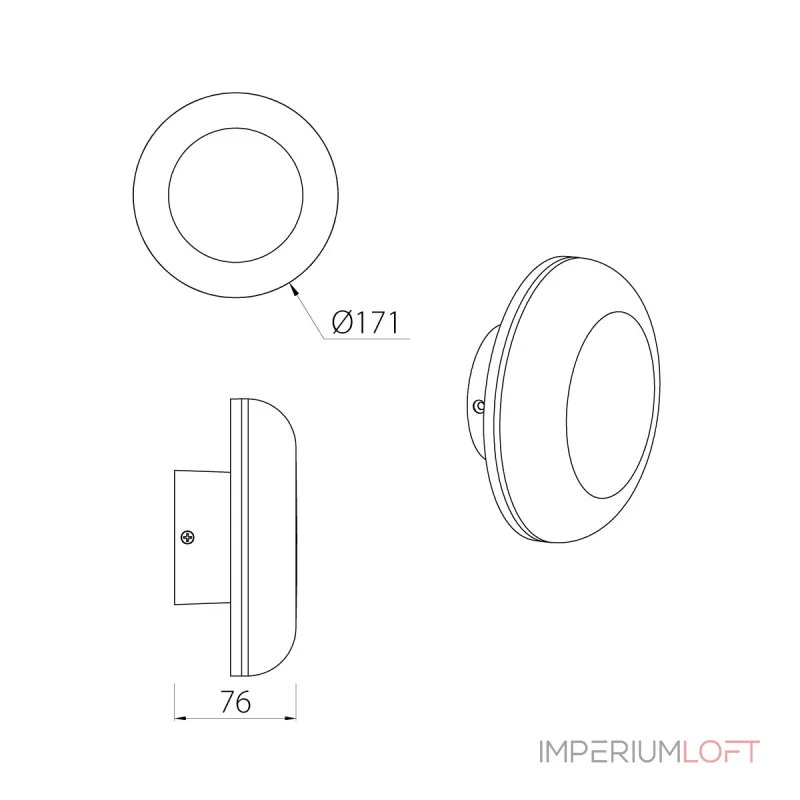 Настенный фонарь Natural Concepts Dwell NC-133243-DG от ImperiumLoft Настенный фонарь Natural Concepts Dwell NC-133243-DG от ImperiumLoft