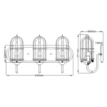 Бра для ванных комнат Feiss Urban restoration QN-URBANREST3 от ImperiumLoft