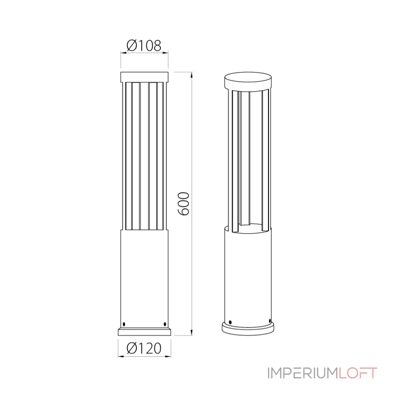 Фонарный столб Natural Concepts Dwell NC-053102-60-SB от ImperiumLoft Фонарный столб Natural Concepts Dwell NC-053102-60-SB от ImperiumLoft