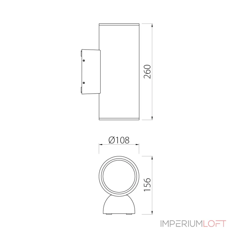 Настенный фонарь Natural Concepts Dwell NC-803093-DG от ImperiumLoft Настенный фонарь Natural Concepts Dwell NC-803093-DG от ImperiumLoft