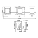 Бра для ванной Quoizel Kolt QZ-KOLT3-PC-BATH от ImperiumLoft