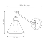Бра Hinkley Arti HK-ARTI-1W-HB-CG от ImperiumLoft